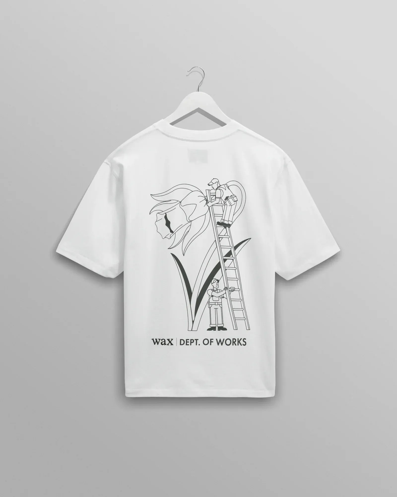 WAX LONDON Polo/T-shirt MILTON SS TEE - Daffodil Graphic Organic Cotton T-Shirt