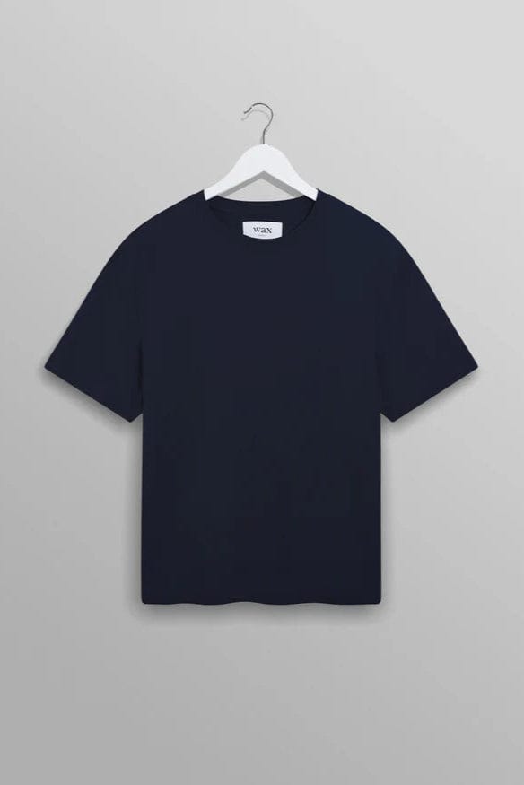 WAX LONDON Polo/T-shirt NAVY / XS T-Shirt Wax London - Dean T-Shirt Textured