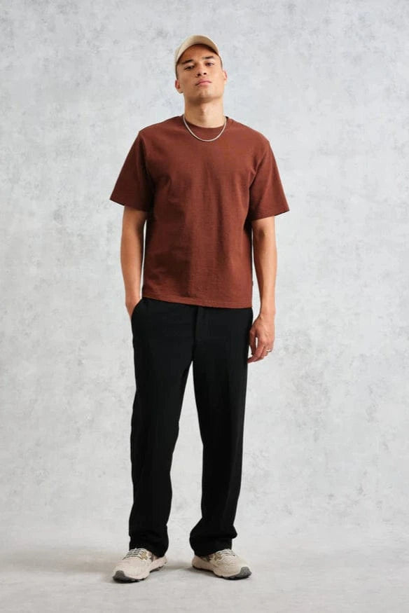 WAX LONDON Polo/T-shirt T-Shirt Wax London - Dean T-Shirt Textured Color