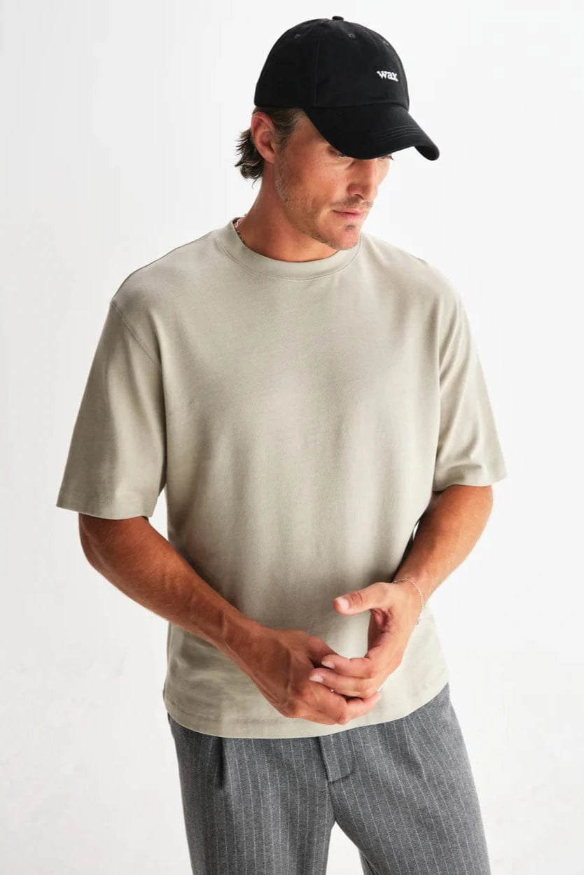 WAX LONDON Polo/T-shirt T-Shirt Wax London - Milton Organic Emorised Cotton T-Shirt