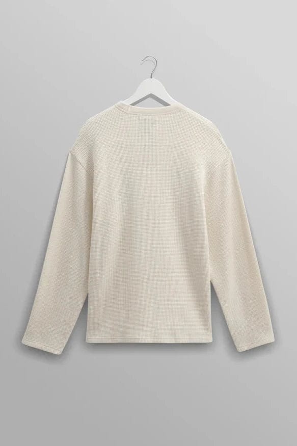 WAX LONDON Polo/T-shirt T-Shirt Wax London - Moore Waffle Textured T-Shirt