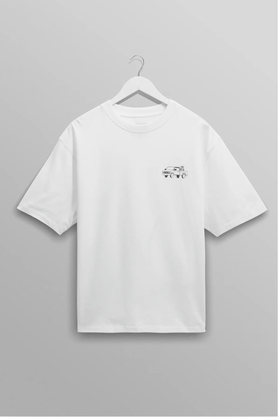 WAX LONDON Polo/T-shirt WAX LONDON -  MILTON Daffodil Graphic Organic Cotton T-Shirt