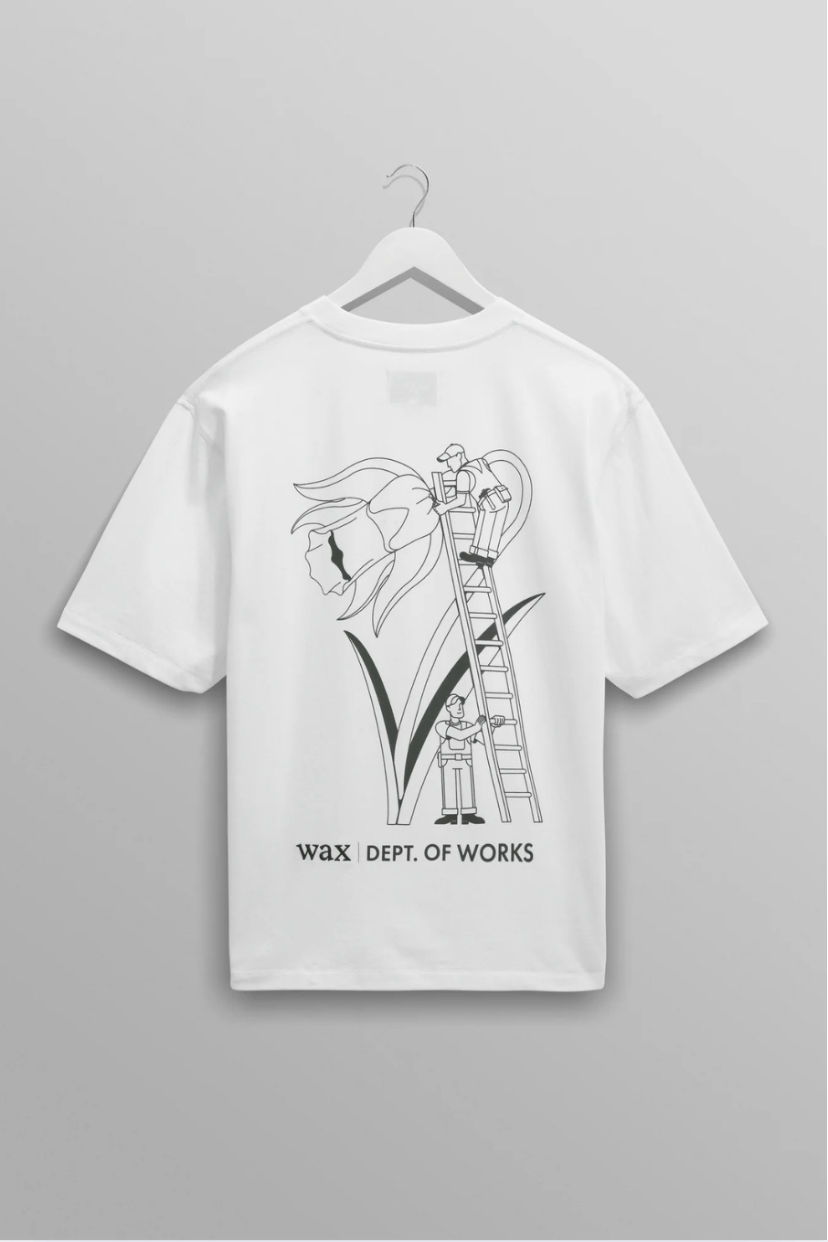 WAX LONDON Polo/T-shirt WAX LONDON -  MILTON Daffodil Graphic Organic Cotton T-Shirt