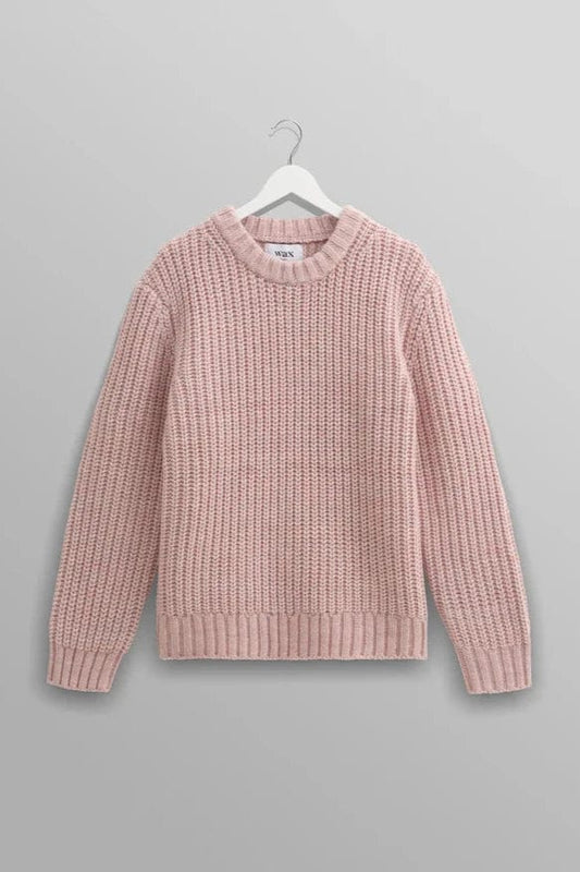 WAX LONDON Pull/Cardigan/Gilet PINK / XS Pull Wax London - Wilde Heavyweight Knit Jumper