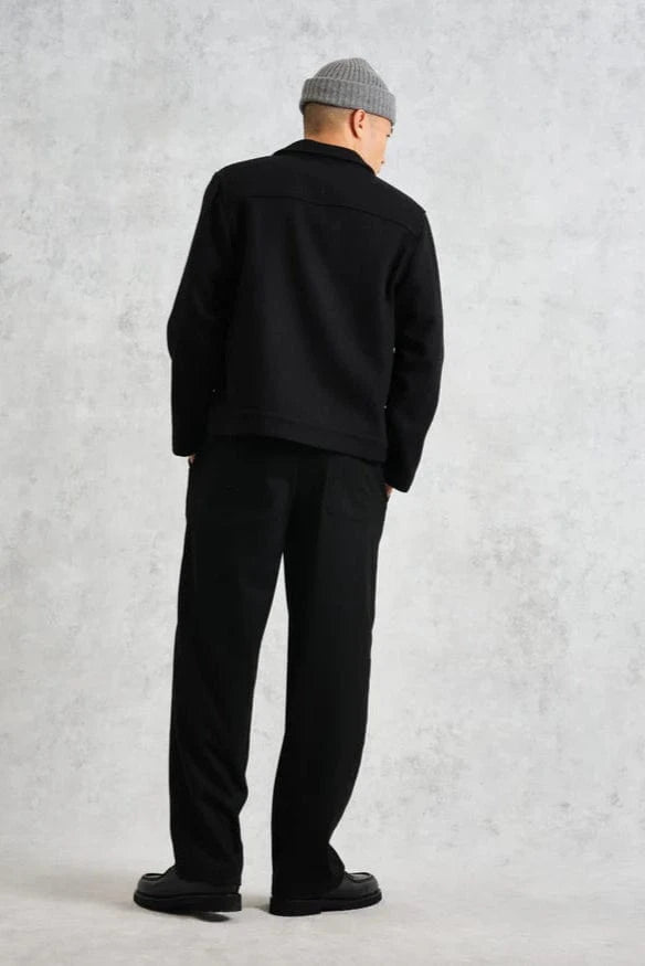 WAX LONDON Veste/Blouson Veste Wax London - Elm Black Floral Embroidered Wool Jacket