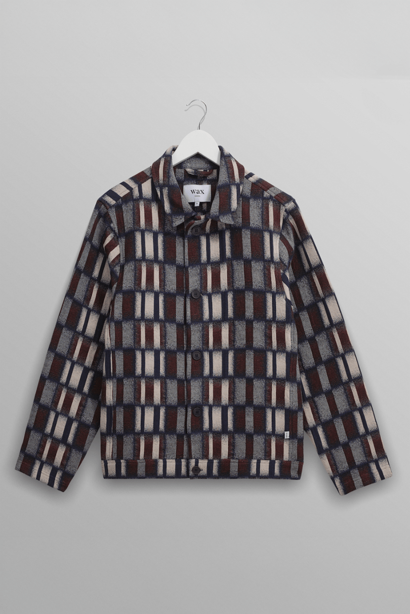 WAX LONDON Veste/Blouson Veste Wax London - Iggy Ombre Grid Jacket