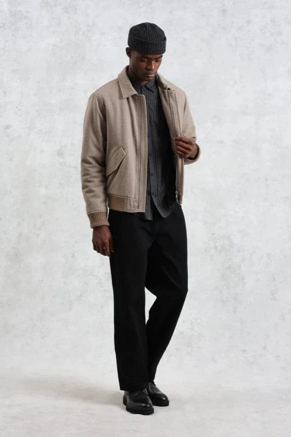 WAX LONDON Veste/Blouson Veste Wax London - Knoll Wool Bomber Jacket