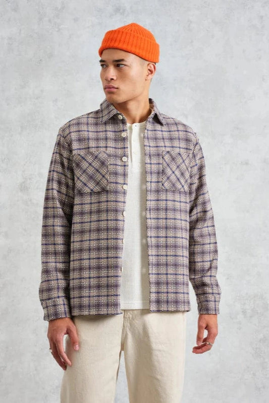 WAX LONDON Veste/Blouson Veste Wax London - Whiting Basket Check Overshirt