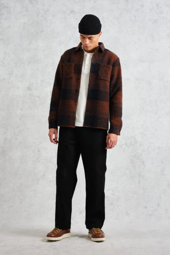 WAX LONDON Veste/Blouson Veste Wax London - Whiting Mohair Overshirt
