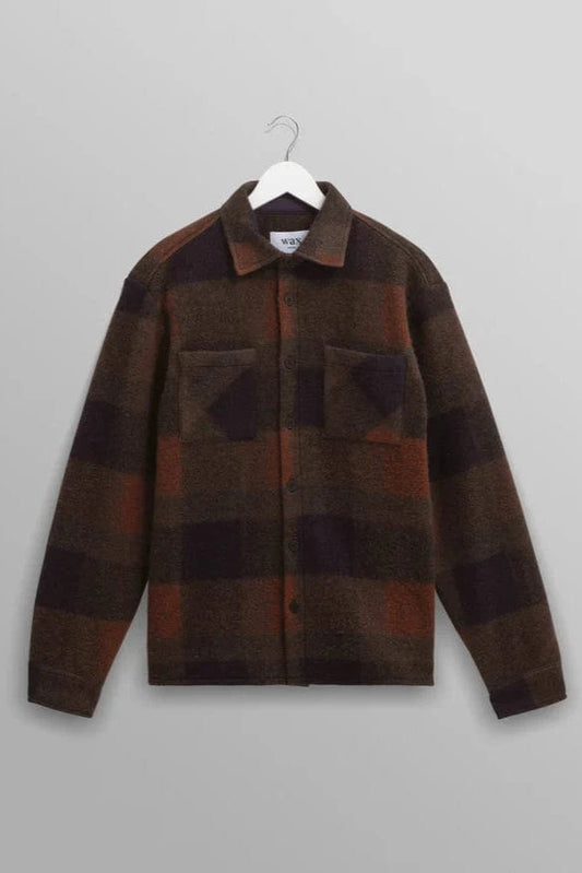 WAX LONDON Veste/Blouson Veste Wax London - Whiting Mohair Overshirt