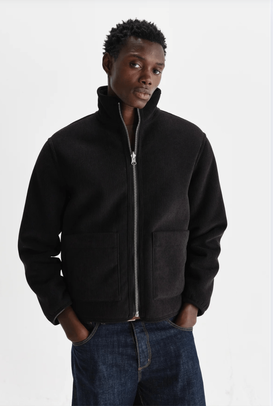 WAX LONDON Veste/Blouson WAX LONDON - Killick  Reversible Corduroy Borg Jacket